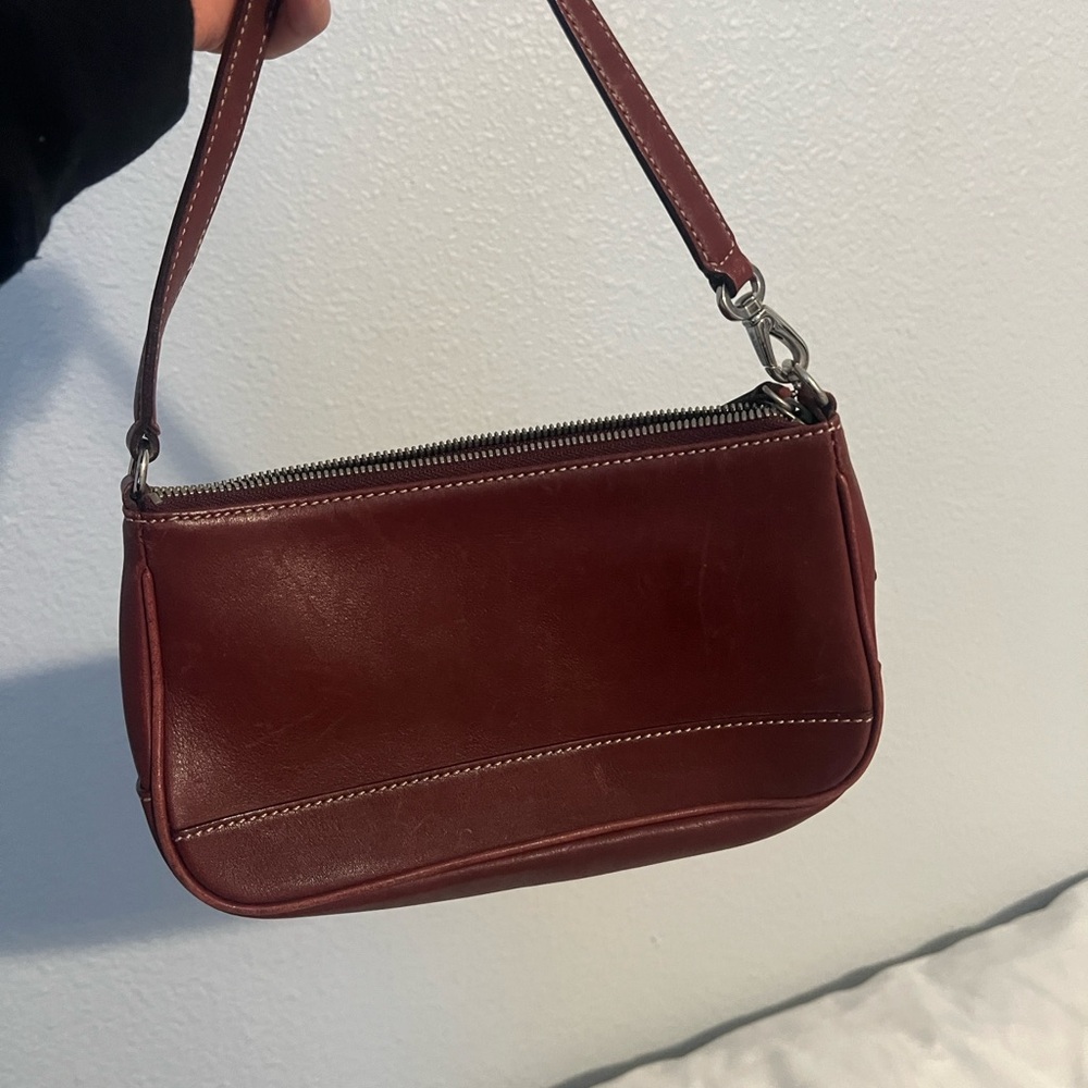 Coach Burgundy Shoulder Bag